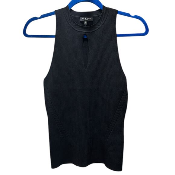 Rag & Bone Asher Keyhole Knit Tank Top - Picture 8 of 9